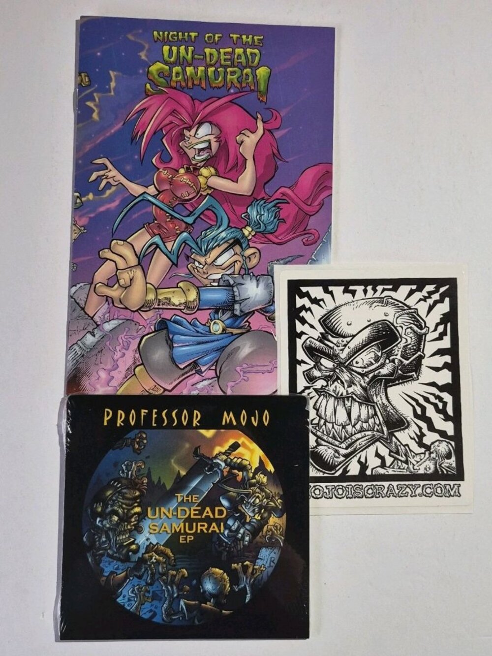 The Un-Dead Samurai EP Comic and CD Set